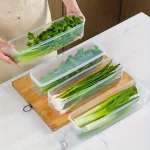 4 Pcs Long Rectangular Food Storage Containers - Image 2