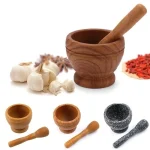 Kitchen Small Cooking Tools Resin Mortar Pestle Set